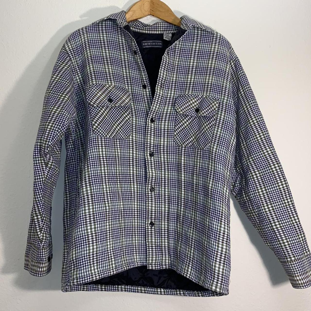 David Taylor Flannel Insulated Length 27 in Depop