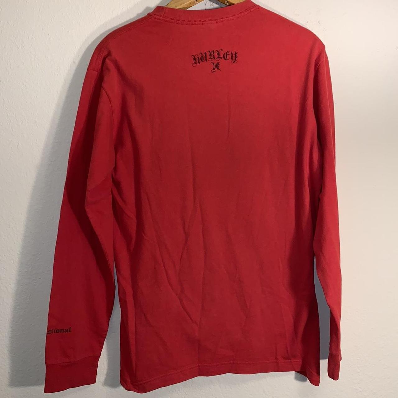 hurley long sleeve polo
