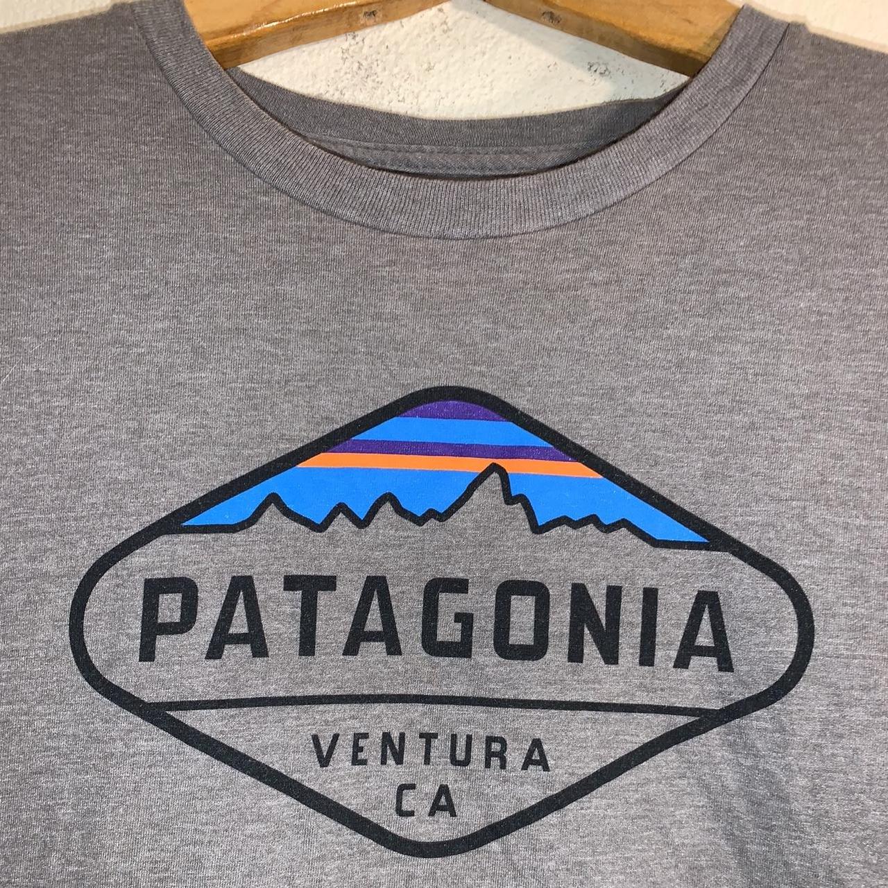 Patagonia Graphic T Length- 27 in Width- ... - Depop