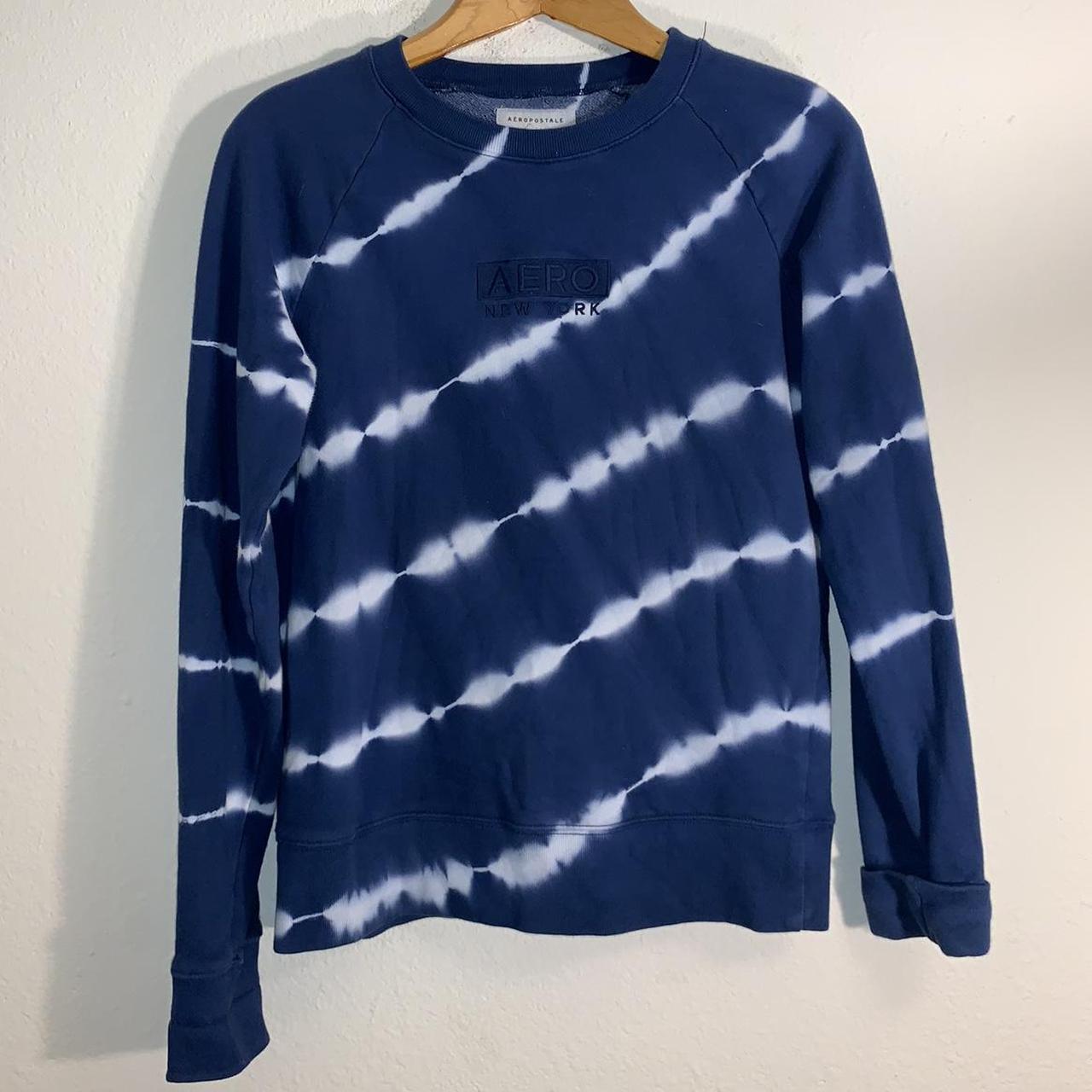 Aeropostale Tie-dye all over print Crew Length- ... - Depop