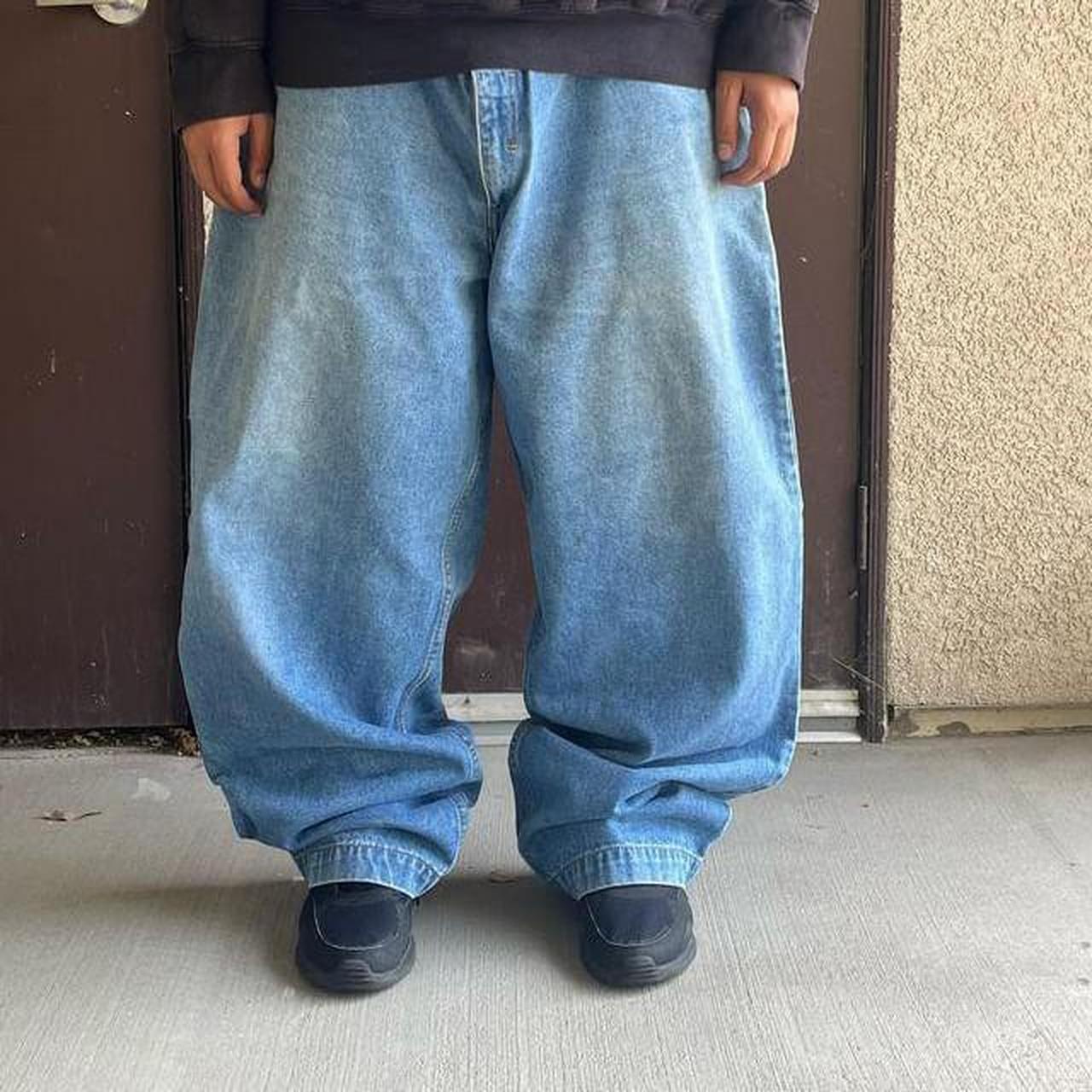 Size 42/34 Karl Kani jeans super baggy no flaws... - Depop