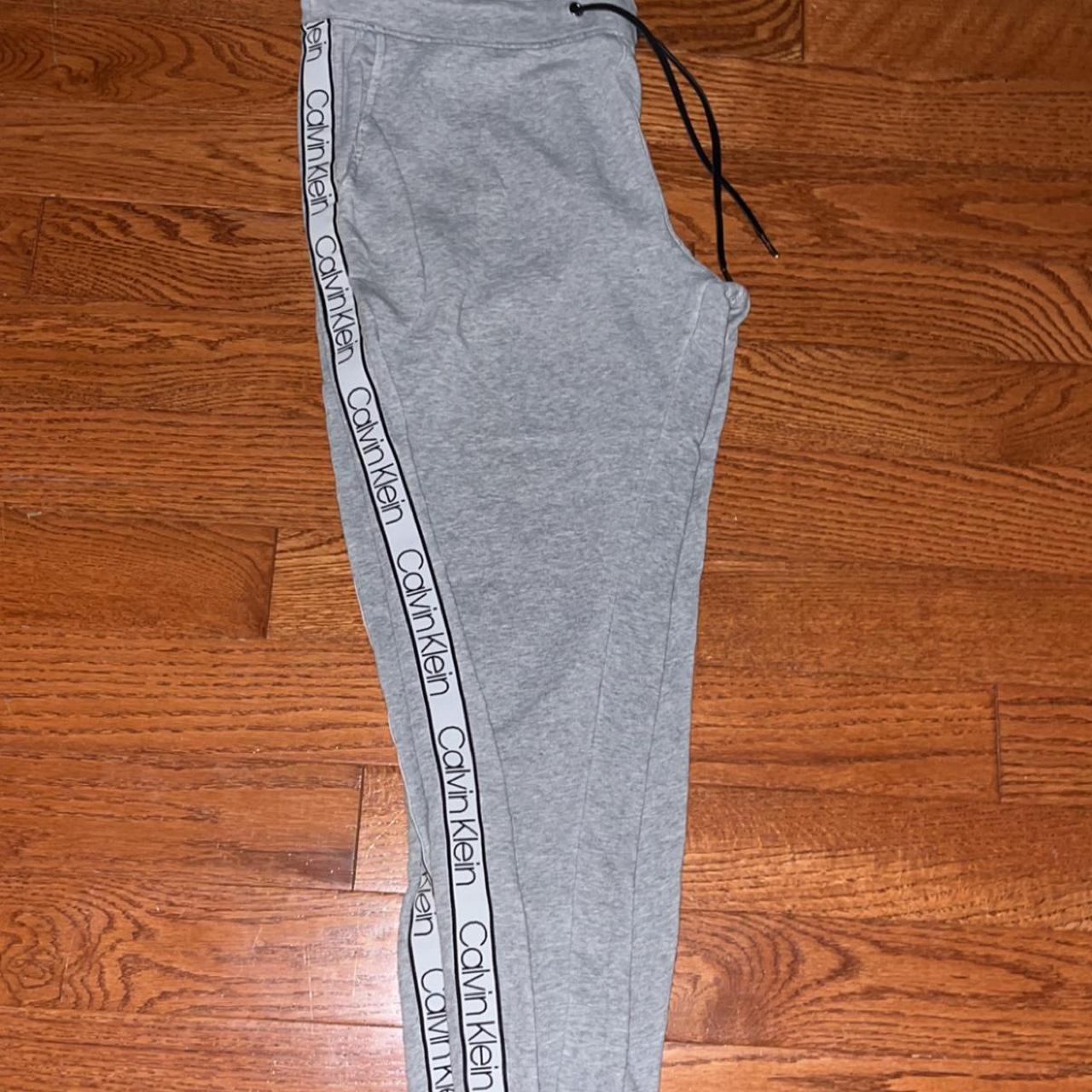 Calvin Klein grey sweatpants, lightly used Depop