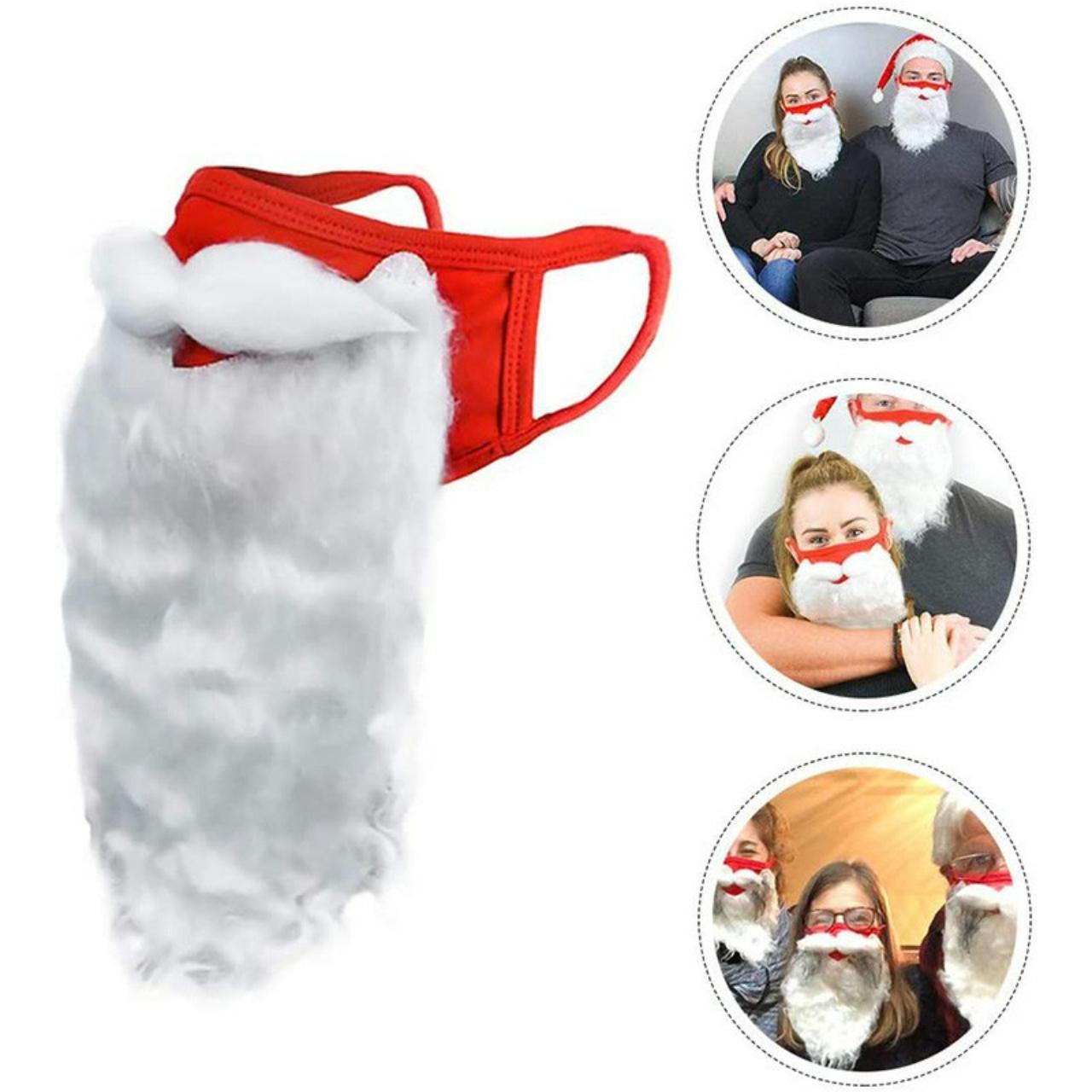 Encased Holiday Santa Beard Face Mask Costume for... - Depop