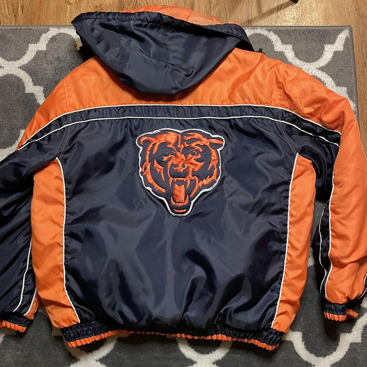 Vintage Chicago Bears Puffer Jacket Preowned Mens - Depop