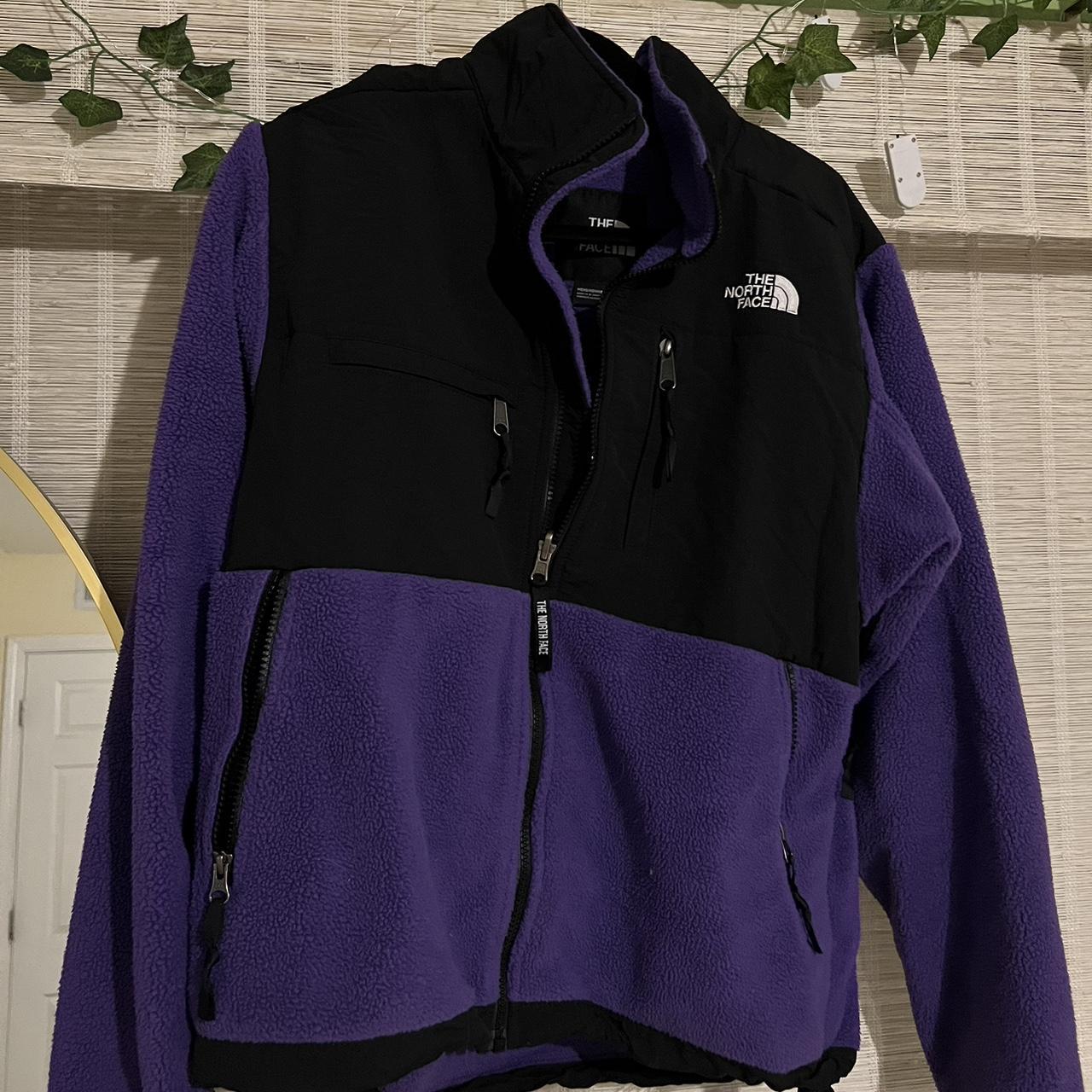 The North Face Men's Purple and Black Jacket Depop
