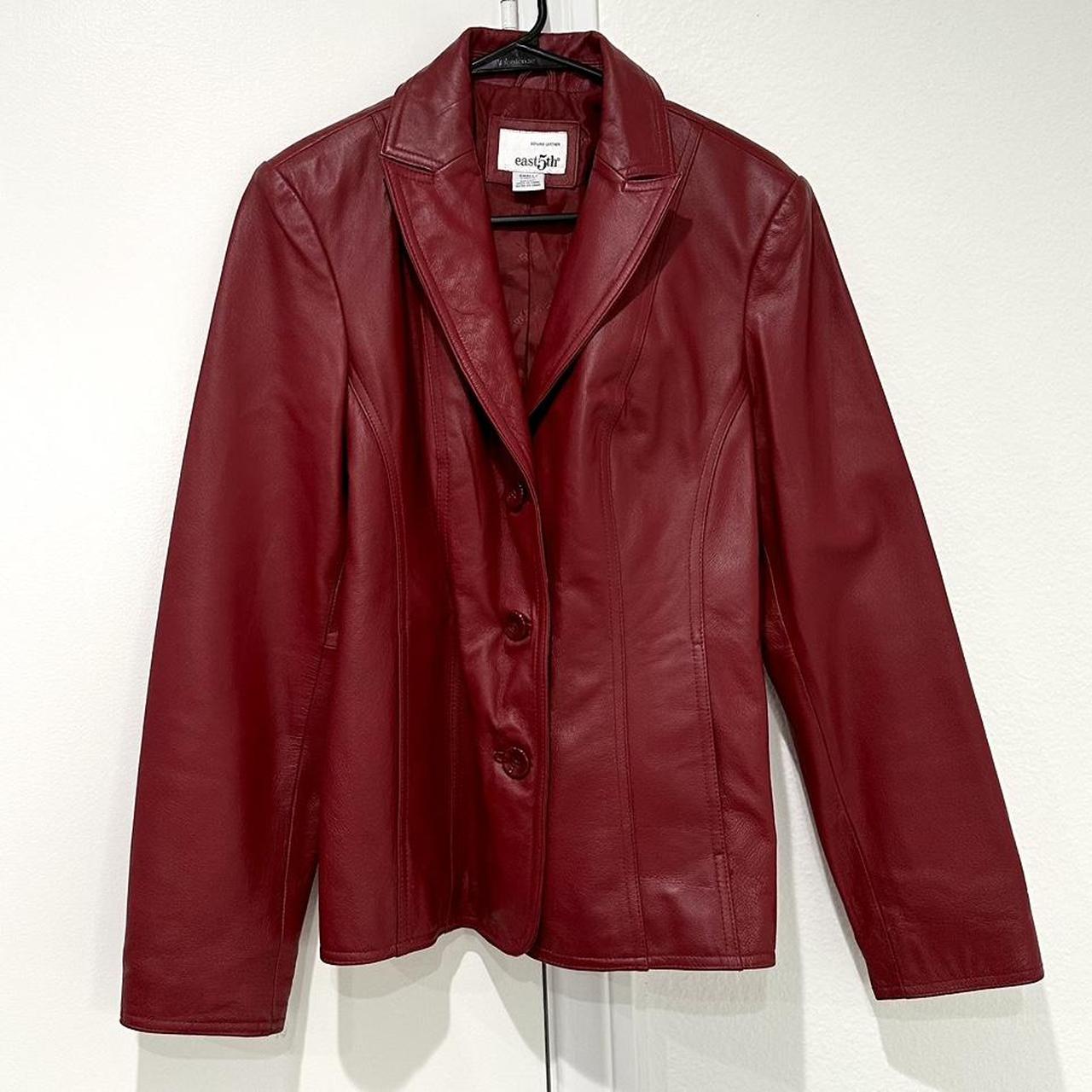 east 5th red leather jacket