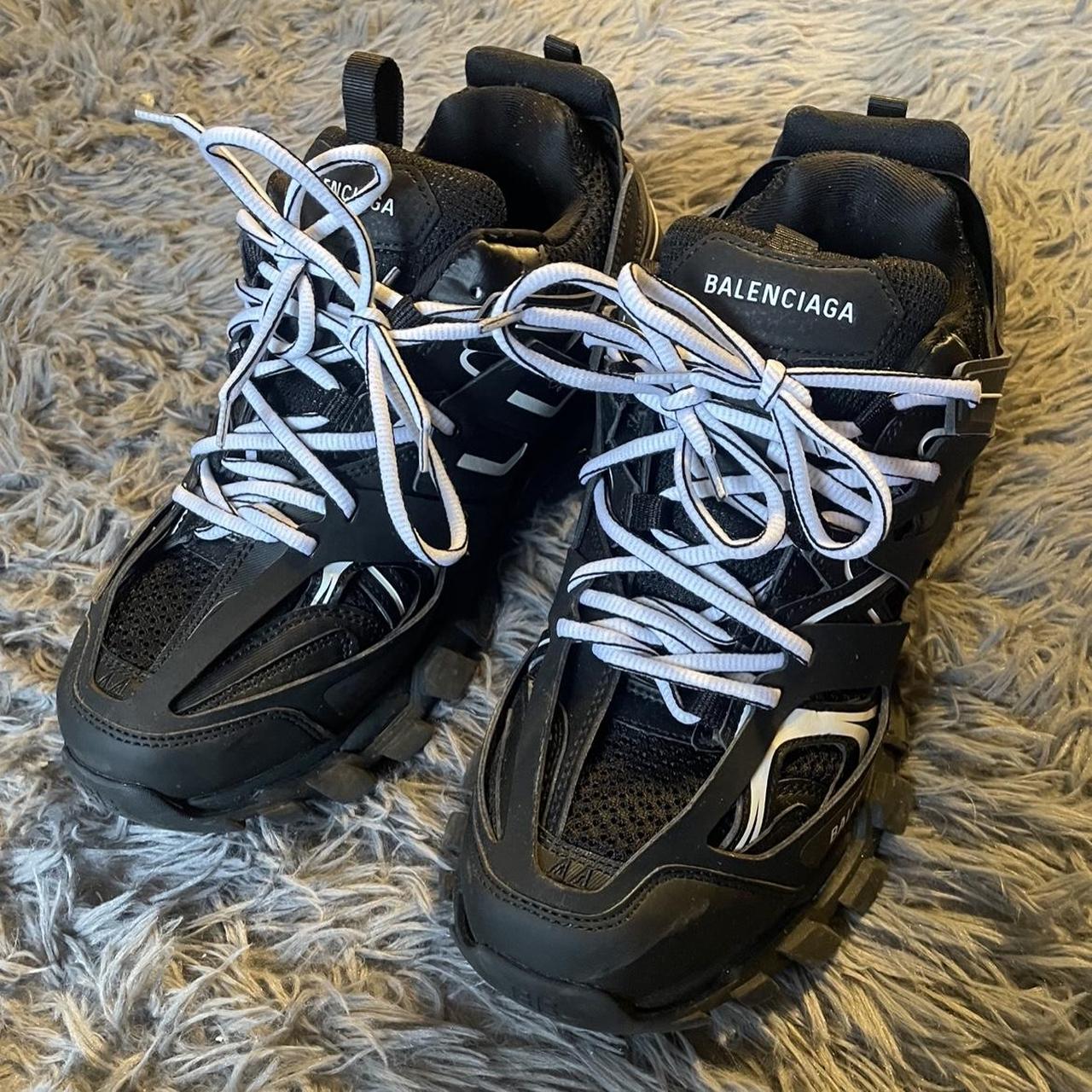 Balenciaga Track Runners Black And White Balenciaga Runner Sneakers 'Black  Mesh And Nylon' 656065W3RA11000