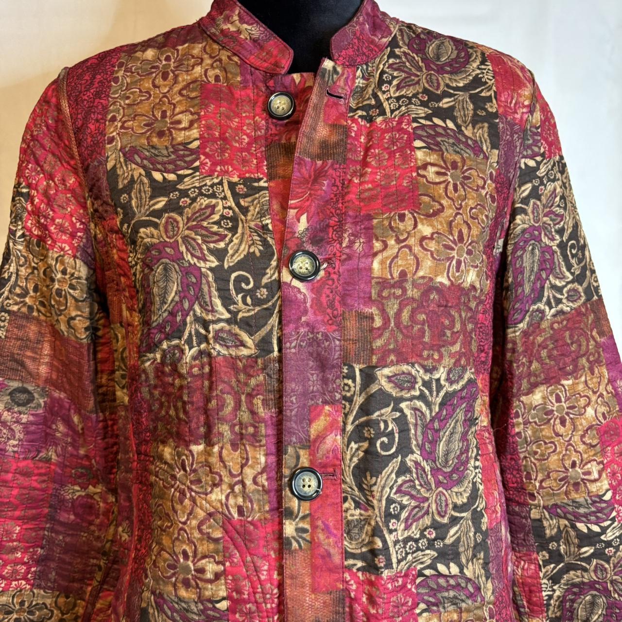 Women's Jacket - Multi/Red - M – Reversible patch… - image 2