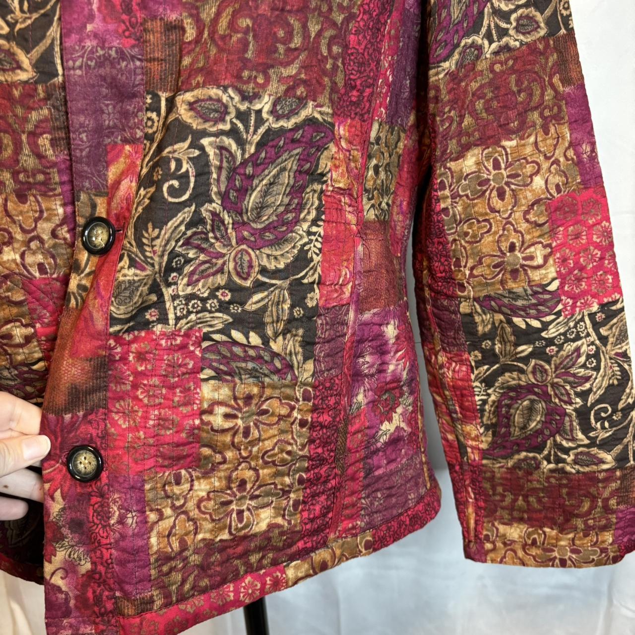 Women's Jacket - Multi/Red - M – Reversible patch… - image 3