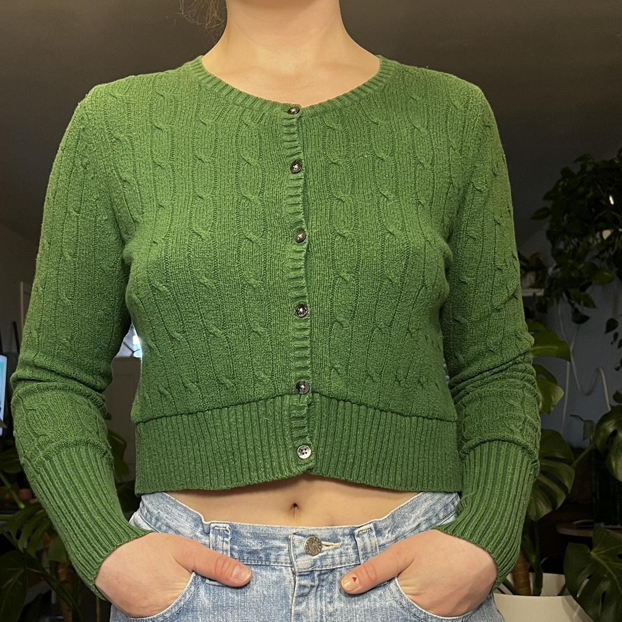 Old navy outlet green cardigan