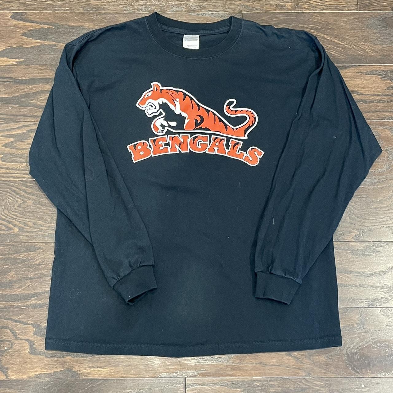 2000s Cincinnati Bengals Long Sleeve Shirt - Depop