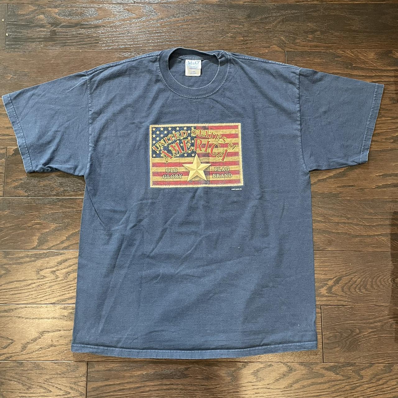 🔥 Vintage 90s American Flag Tee 🔥 - Size: XL -... - Depop