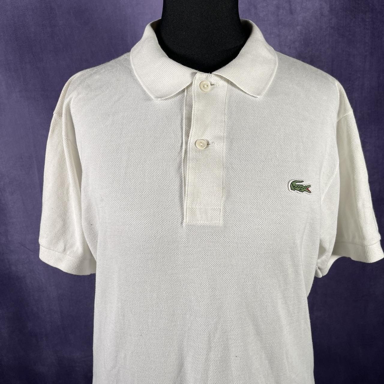 Lacoste Men's Cream Poloshirts Depop