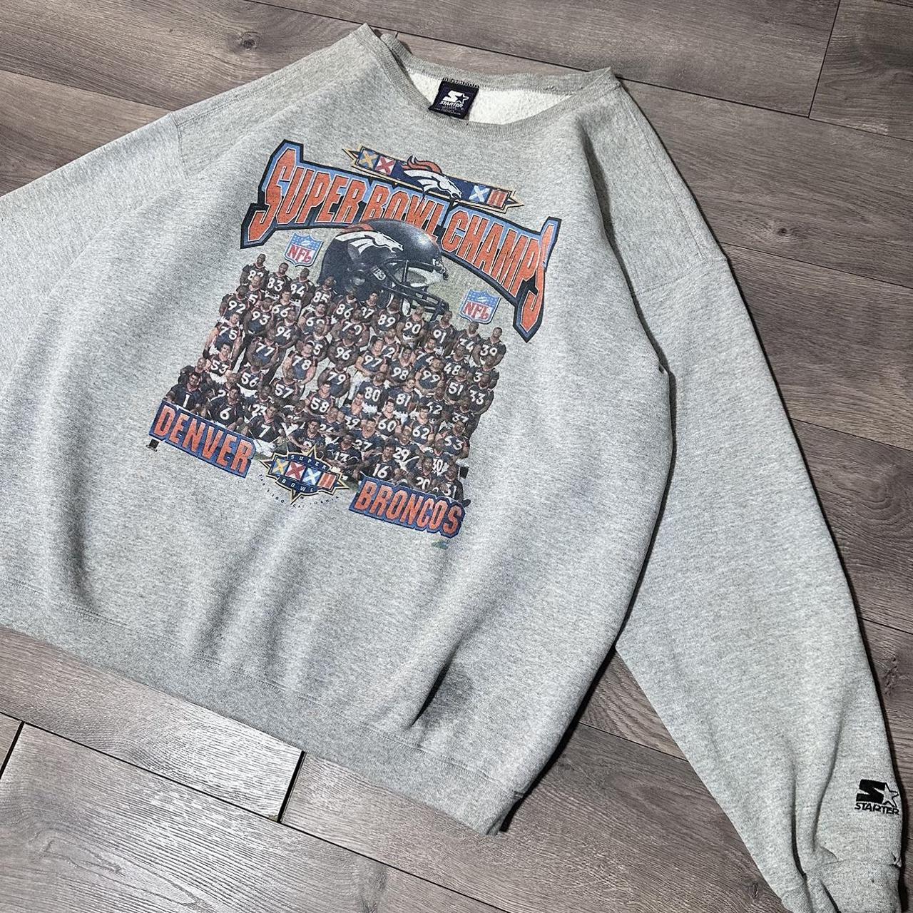 Denver Broncos Super Bowl sweater Championship team - Depop