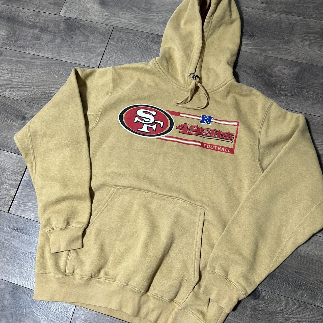 San Francisco 49ers women's fitted hoodie Size - Depop