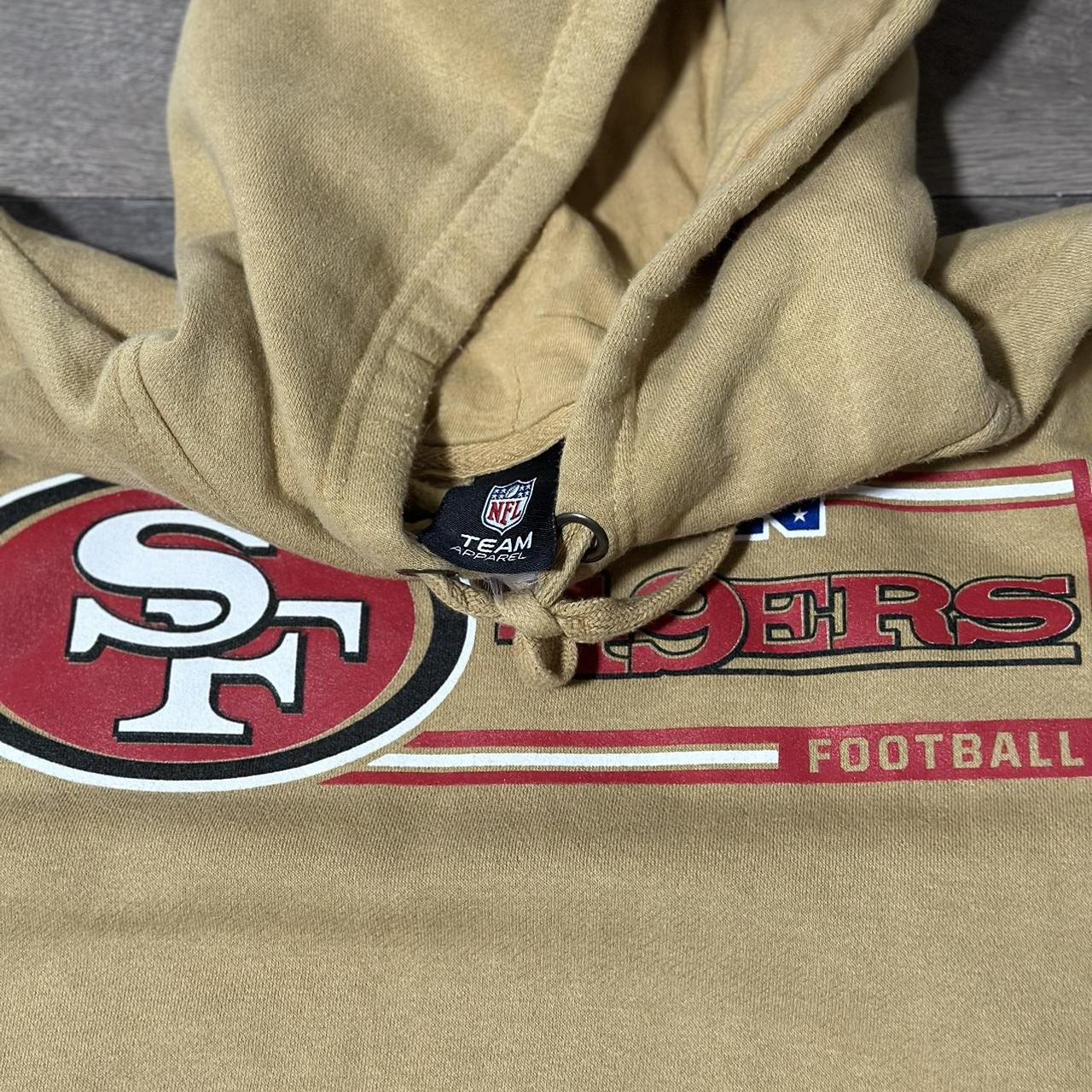 San Francisco 49ers NFL Gold Hoodie No size tag I... - Depop