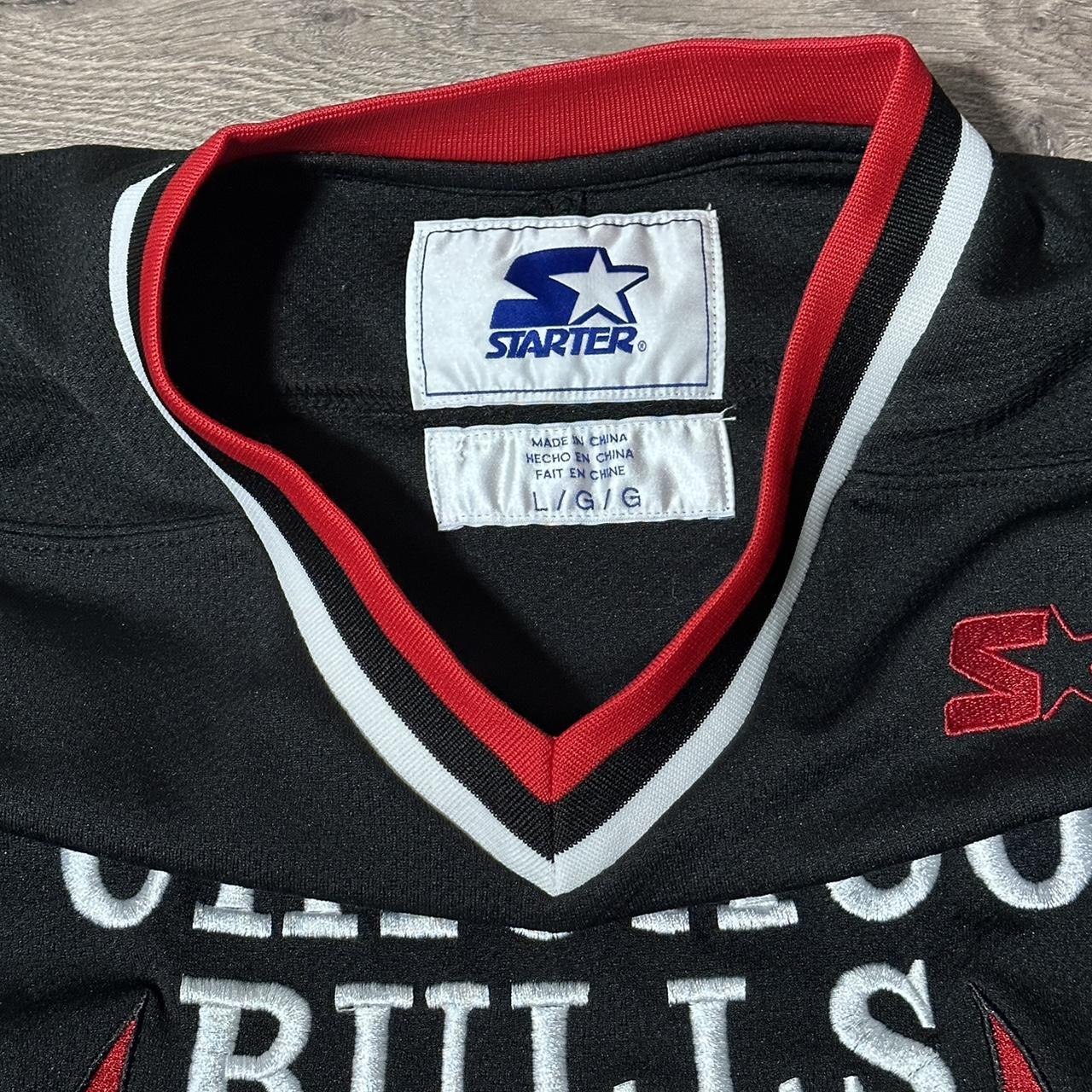 Vintage Chicago Bulls Starter Jersey Size M 90s - Depop