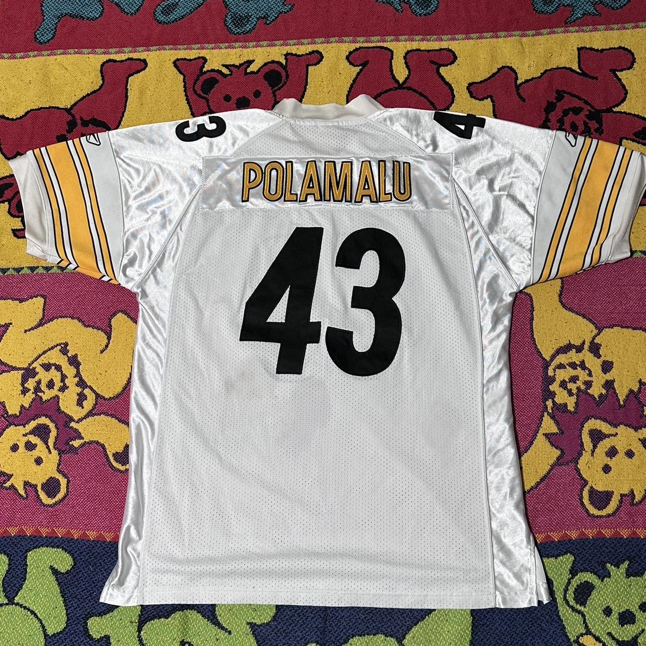 Pittsburgh Steelers Troy Polamalu Nfl Reebok Jersey Size Xl