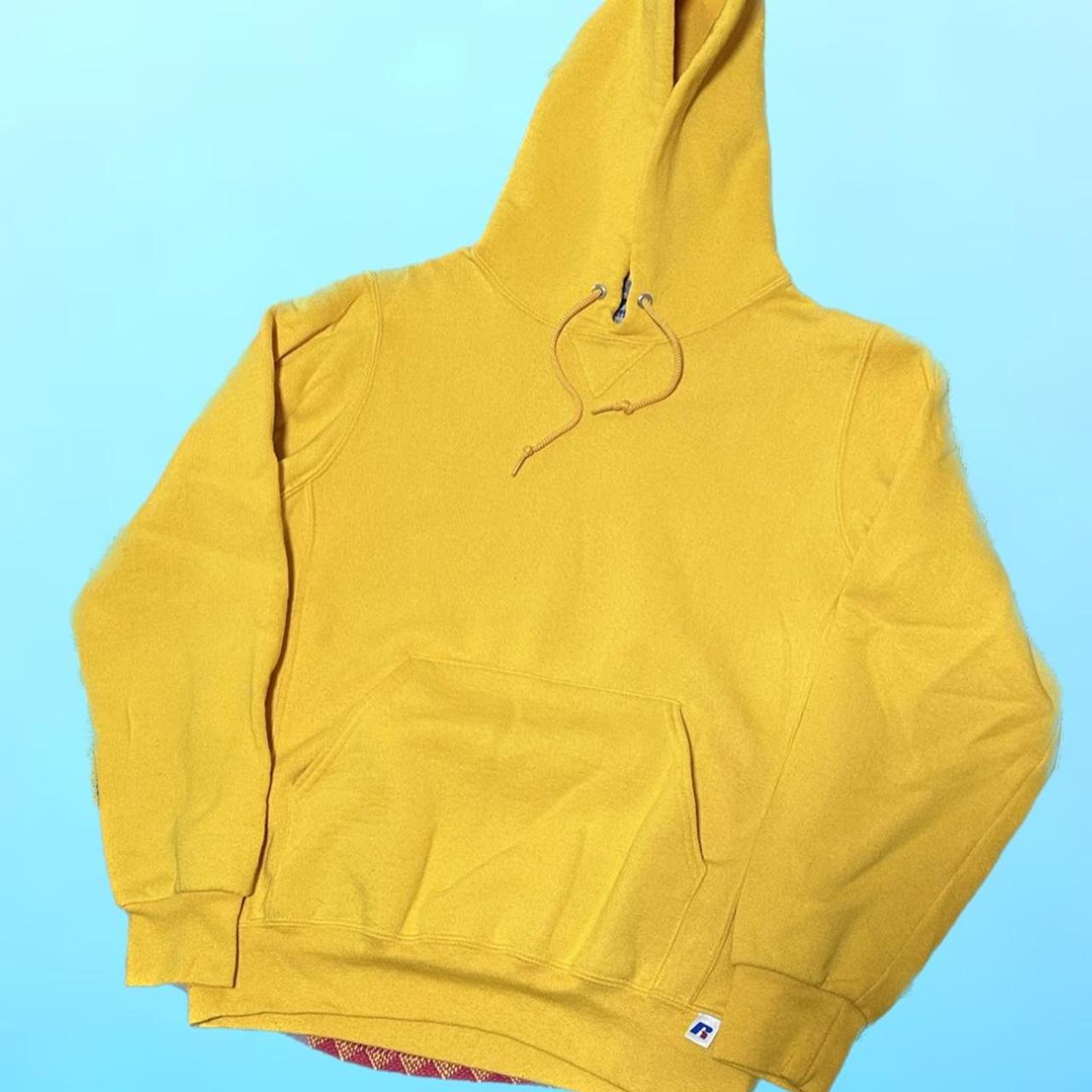 Yellow discount blank hoodie