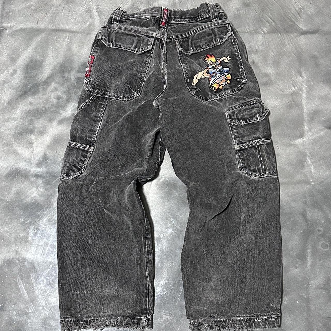 Vintage 90s Flamehead Jnco Baggy Jeans Rare Youth... - Depop