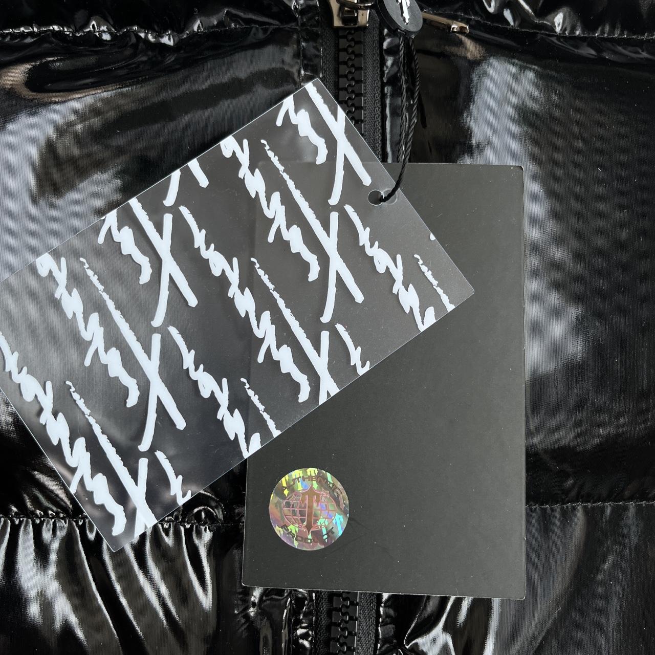 Trapstar Women’s Glossy Black Puffer Jacket Depop