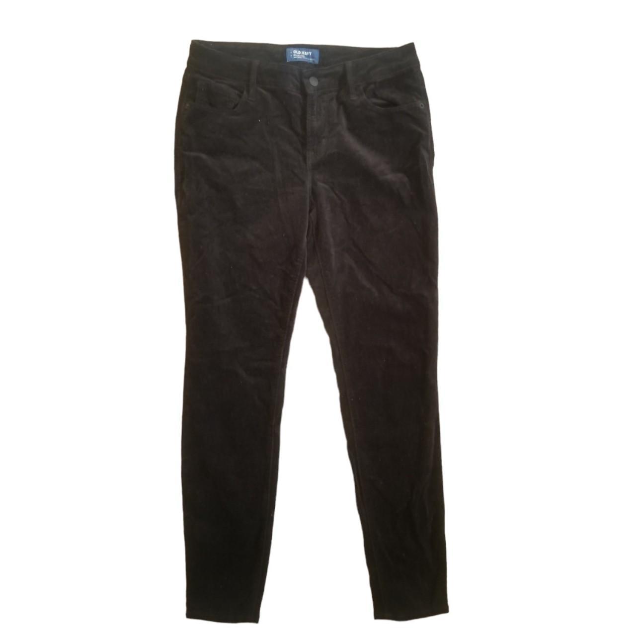 Old navy rockstar velvet on sale pants