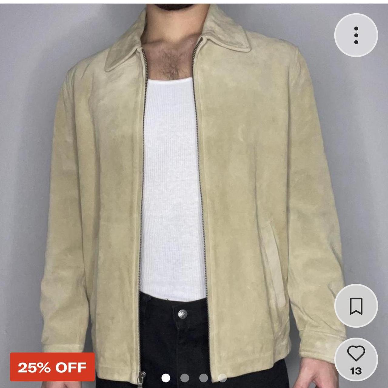 Cream on sale suedette jacket