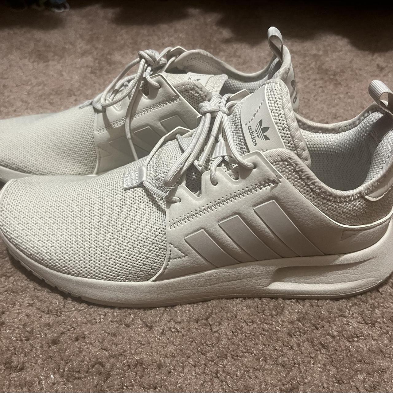 Adidas Women's Cream Trainers | Depop