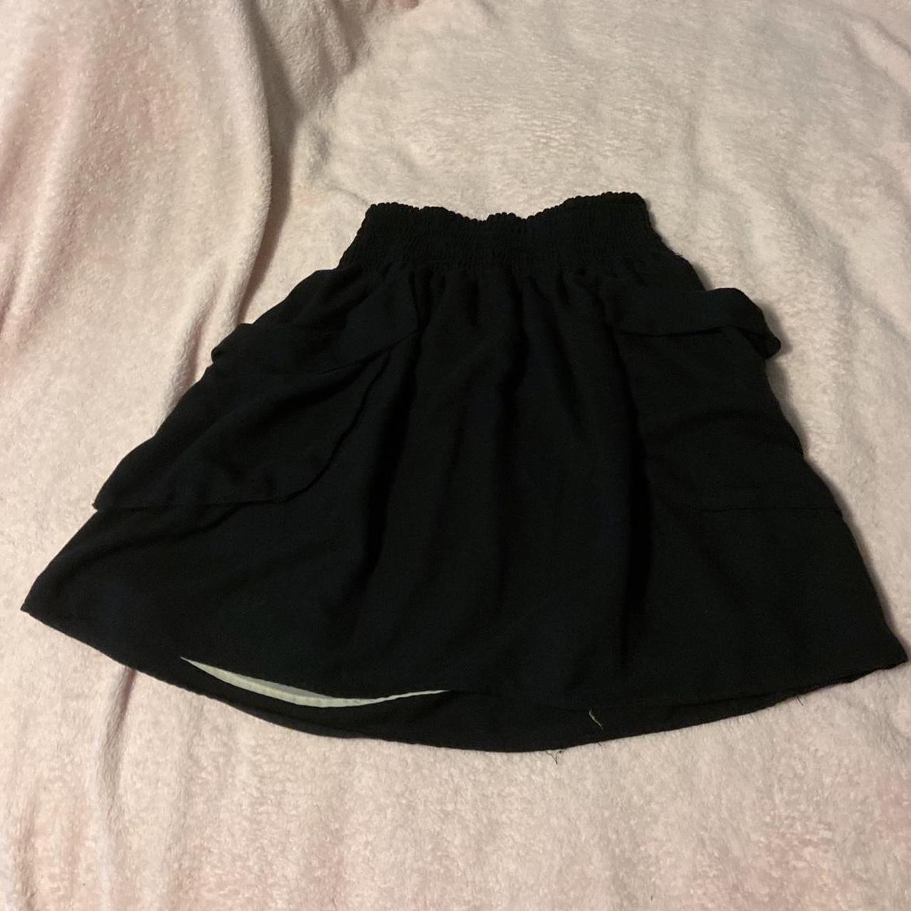 Black skater hotsell skirt with pockets