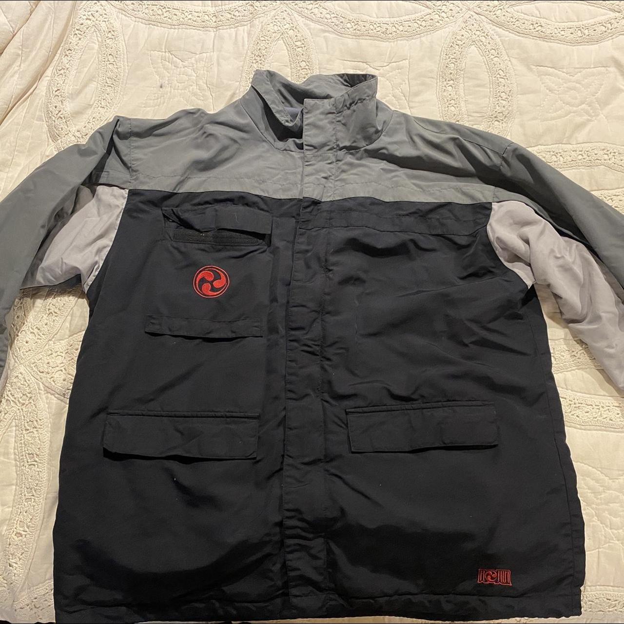 burton grey snowboard jacket