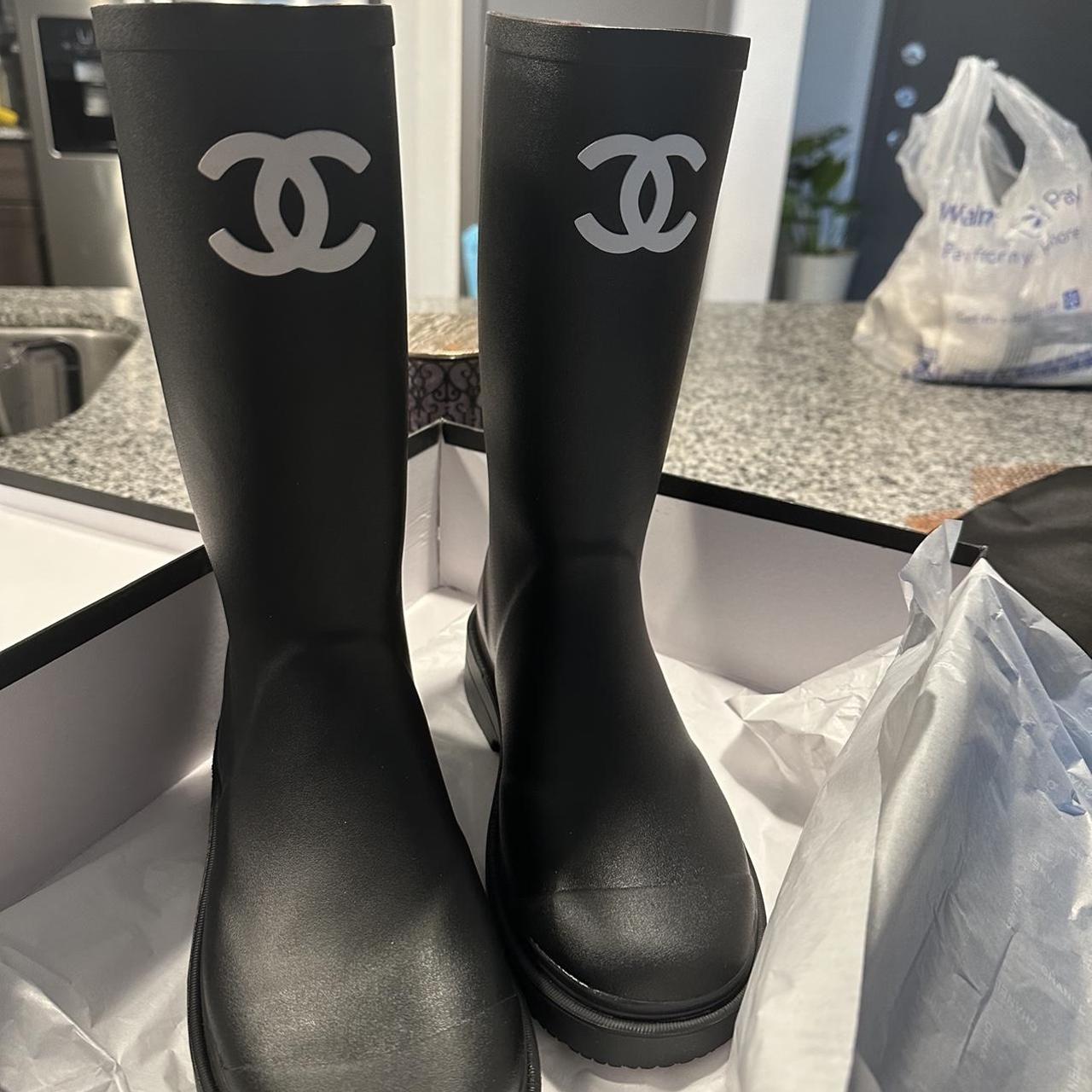 Chanel Women s Boots Depop rainboots