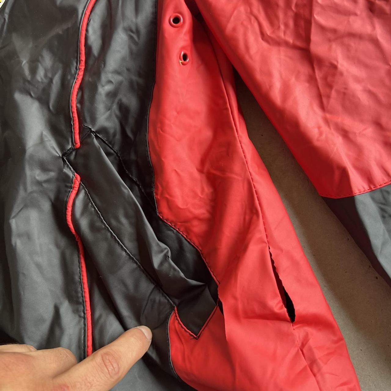 Men's Black and Red Jacket | Depop