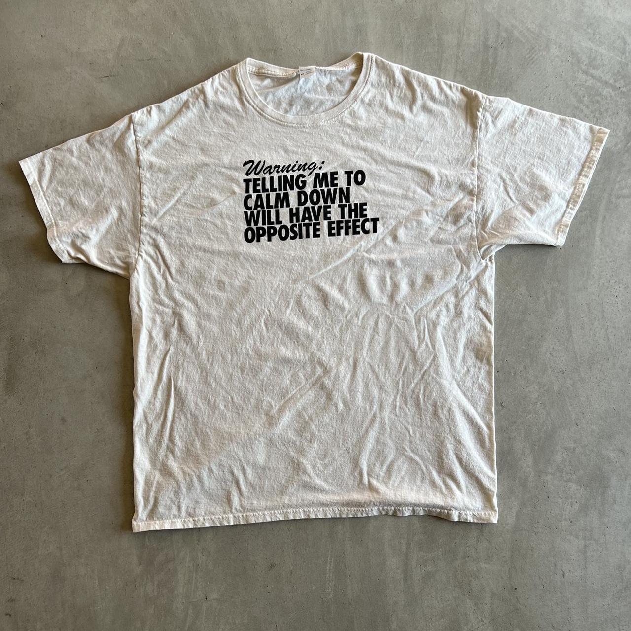 Men's Cream T-shirt | Depop