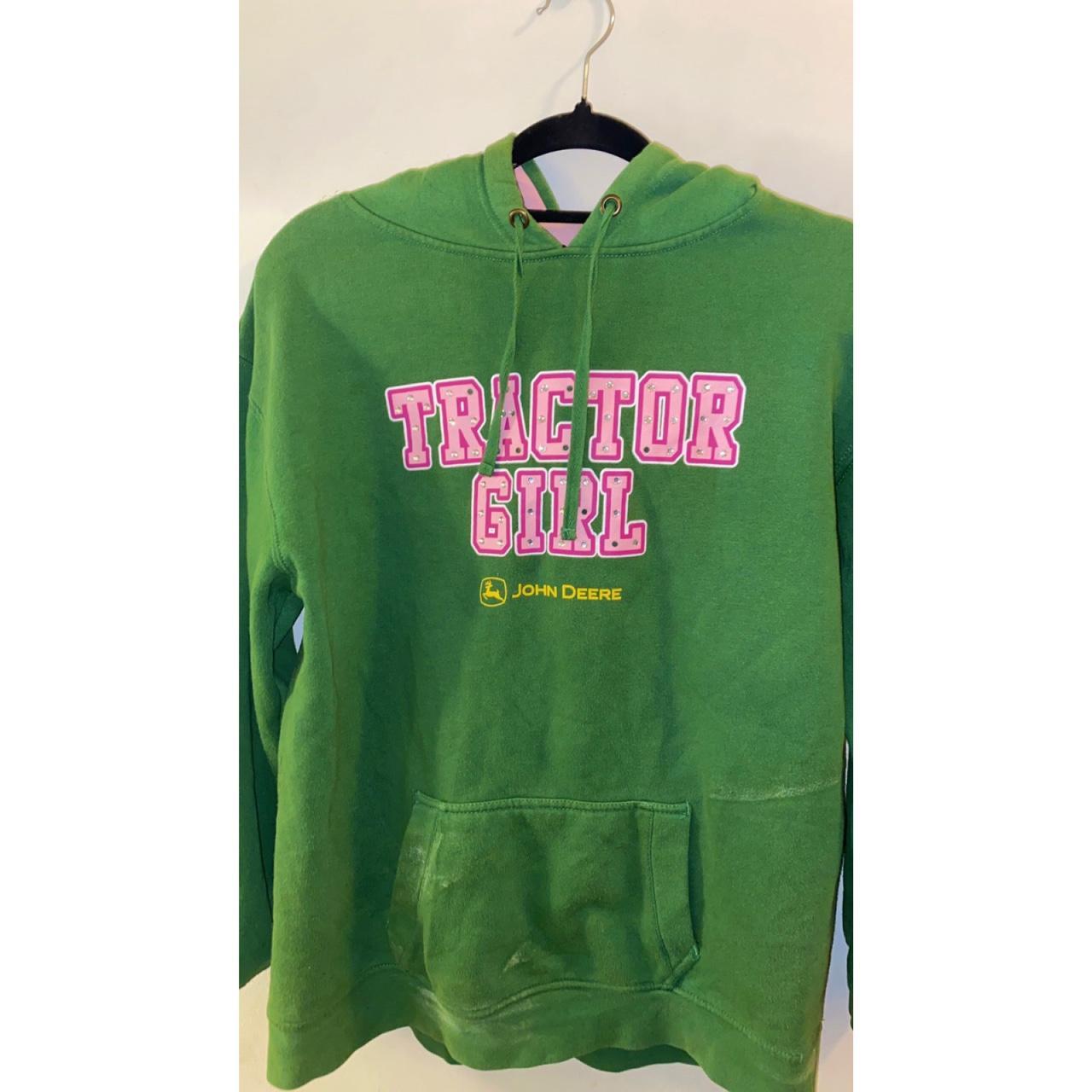 Pink john hot sale deere hoodie