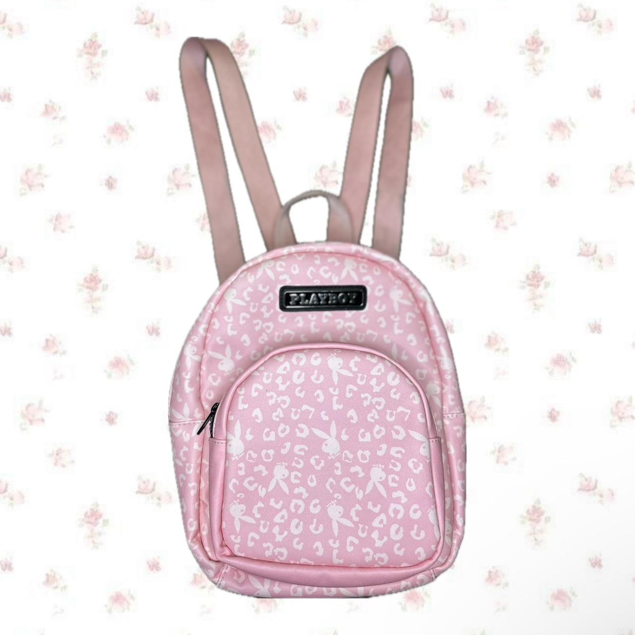 Pink store cheetah print Playboy backpack