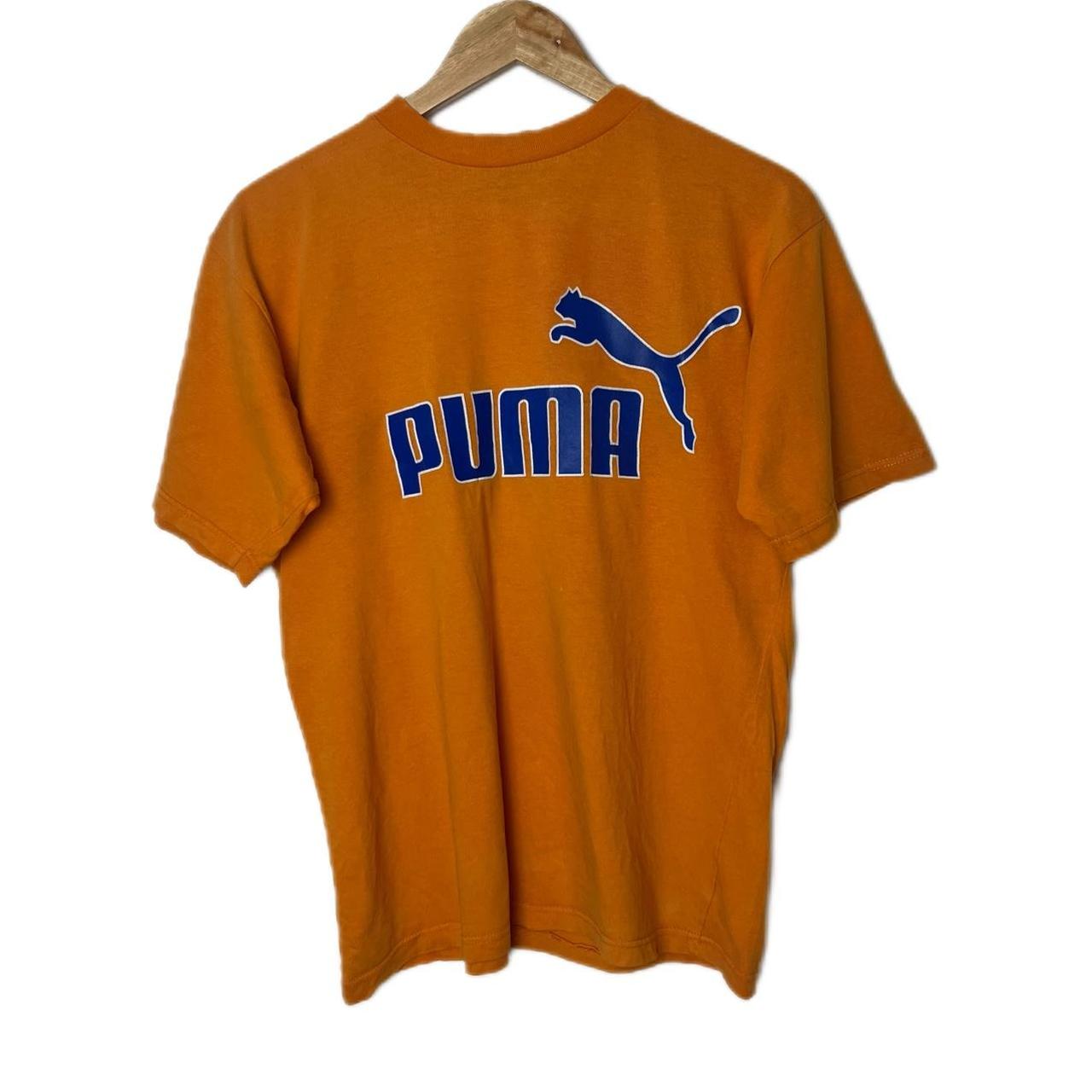 Blue and orange puma hot sale shirt