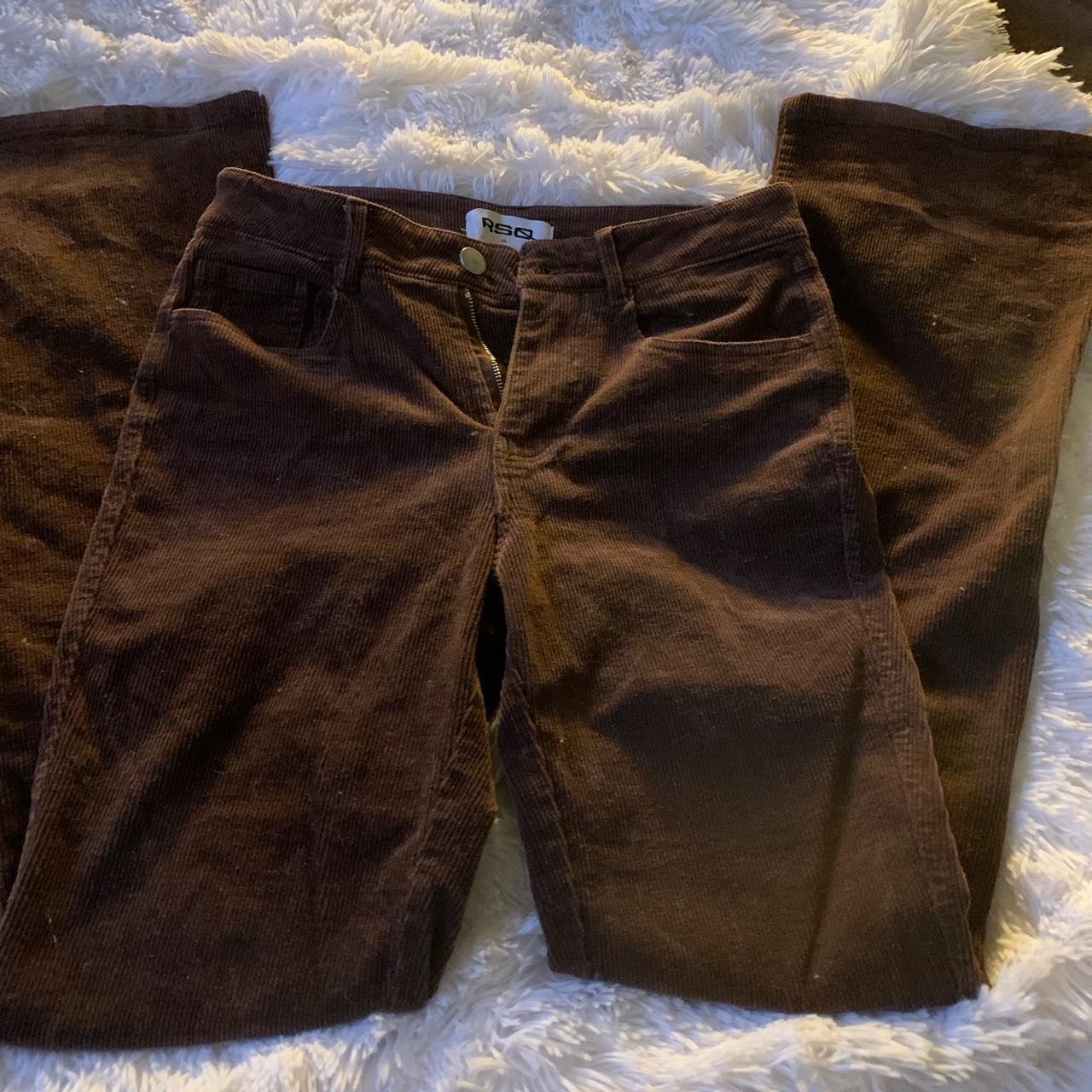 •RSQ• Brown corduroy flare pants From Tilly’s and... - Depop
