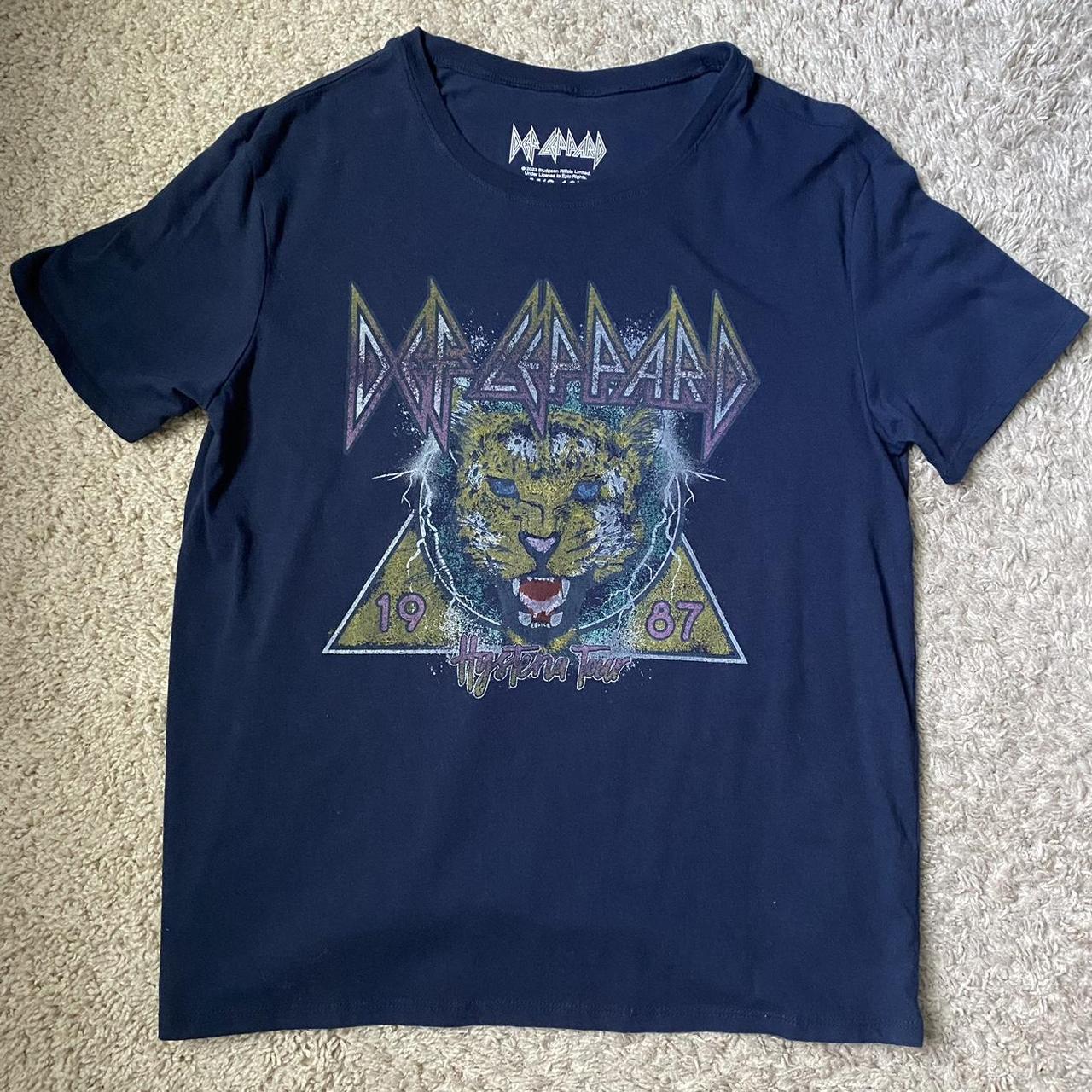 Def Leppard 1987 Hysteria Tour Shirt Vintage... - Depop