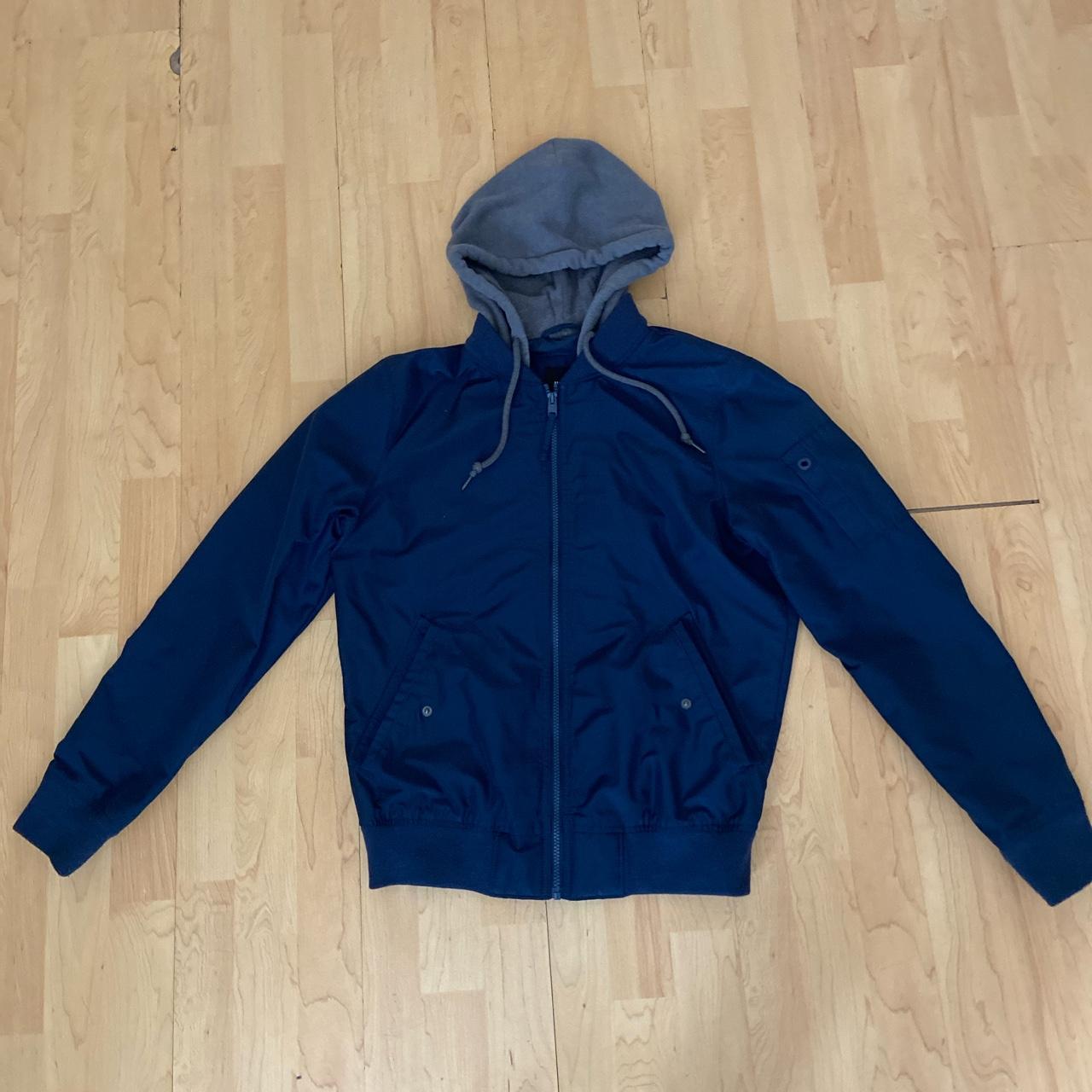 Hollister hooded bomber jacket hot sale