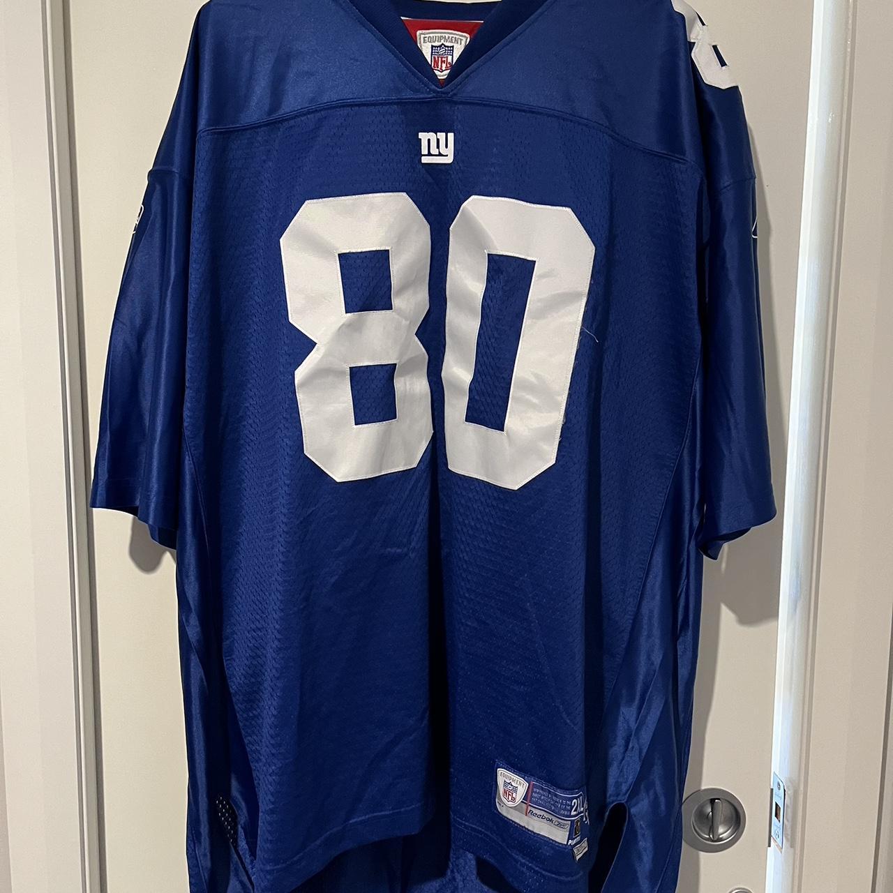 New York Giants Reebok Football Jersey Size 2XL Blue NFL