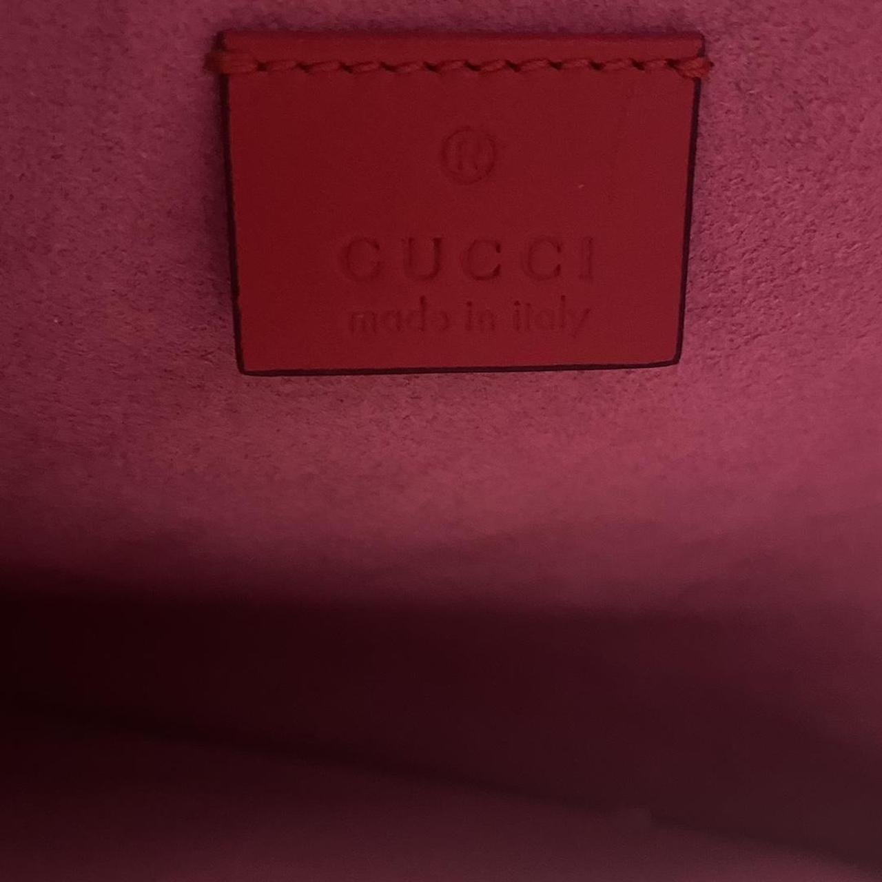 GG Supreme mini backpack Suede lining inside Gold - Depop