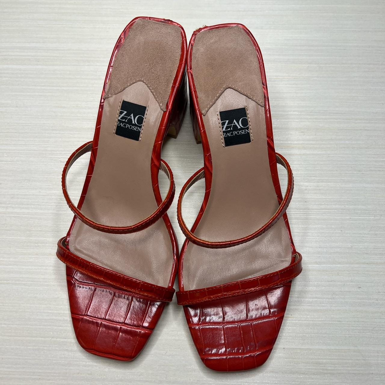 Zac Posen Women's Red Sandals