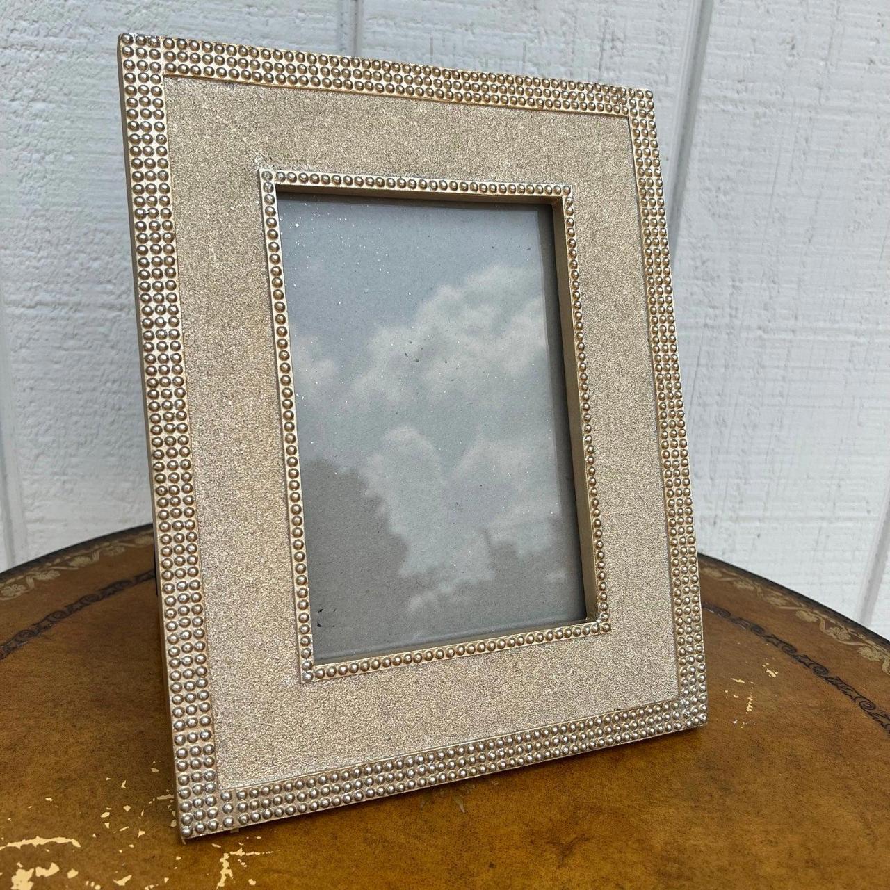 Nicole miller gold textured Picture Frame Good... Depop