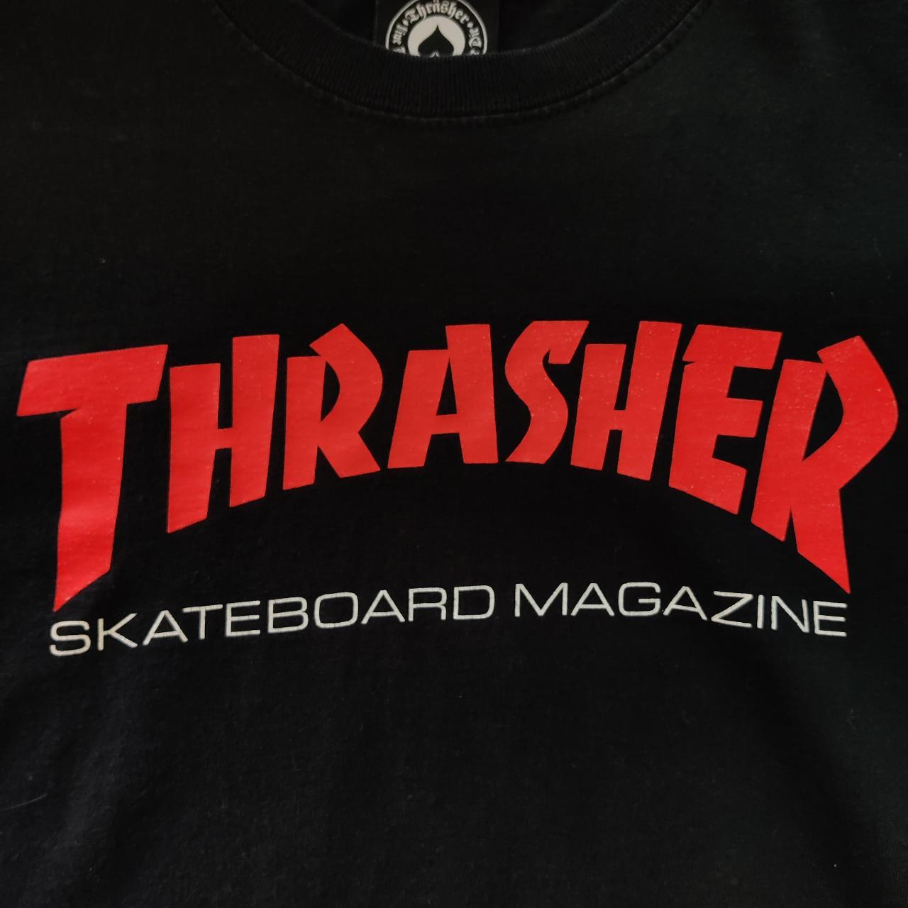 Thrasher Skateboard Magazine TShirt Depop