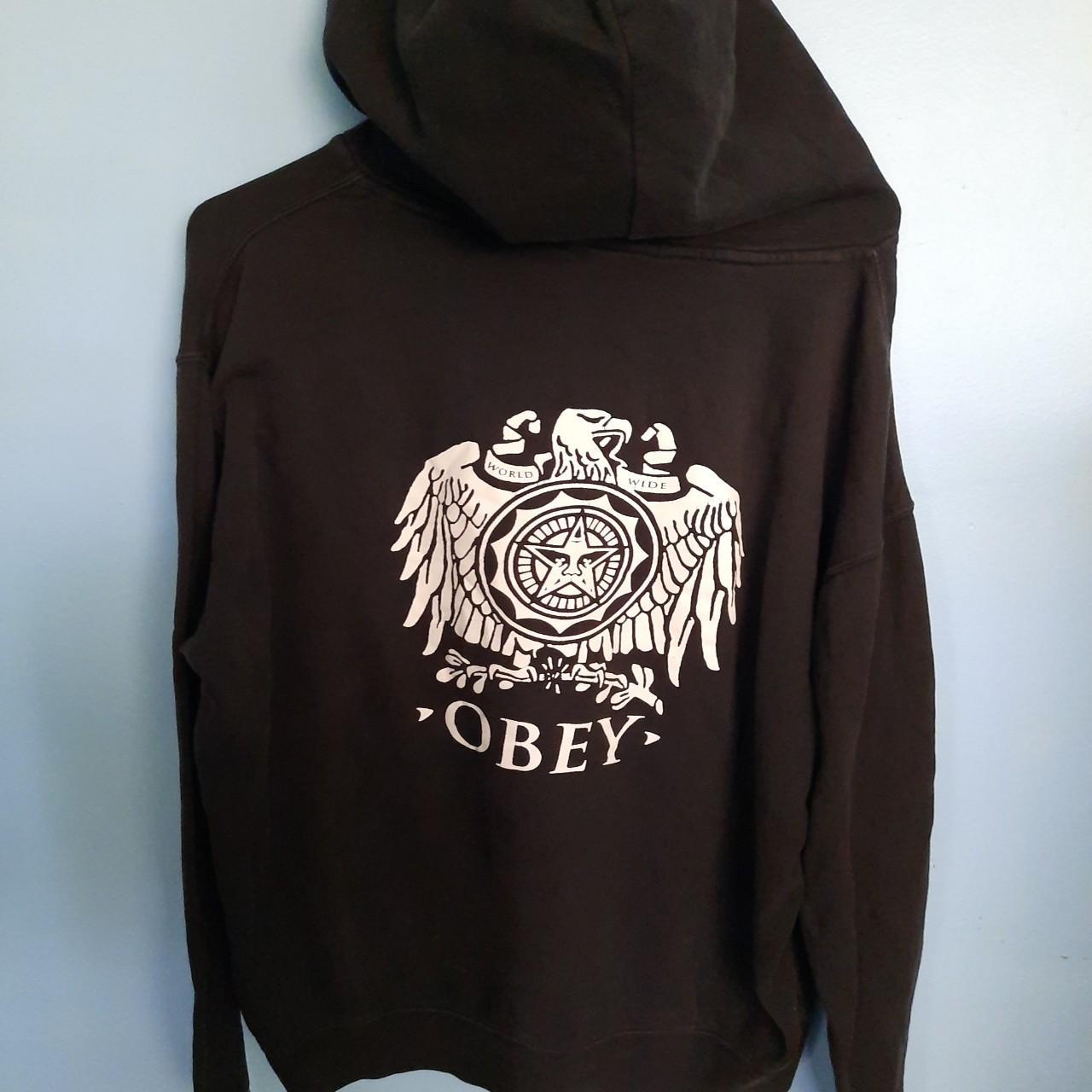 Vintage Rare Obey Propaganda Hoodie Size Large