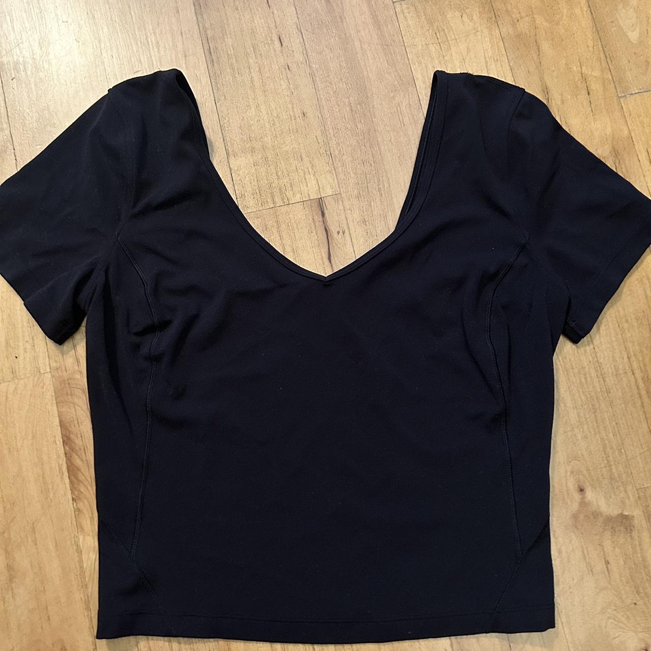 black lululemon align tee - Depop