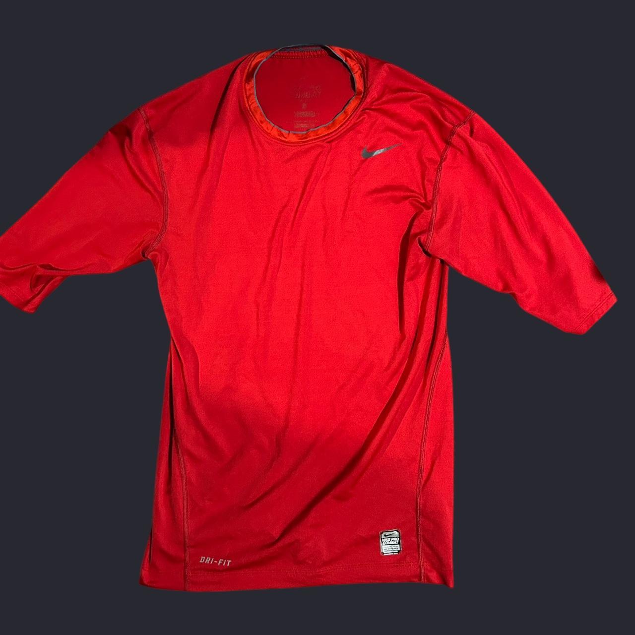 nike pro combat compression shirt - mint condition... | Depop