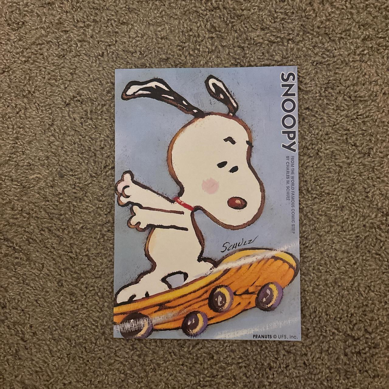 Andre×SNOOPY ポスター Snoopy & Woodstock on Red House (Special edition) — Mr.A