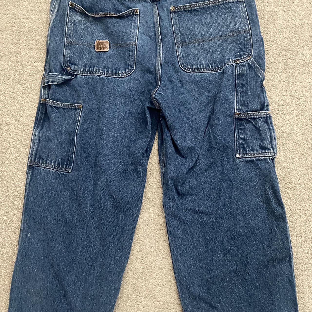 thrifted vintage baggy ben davis carpenter jeans... - Depop