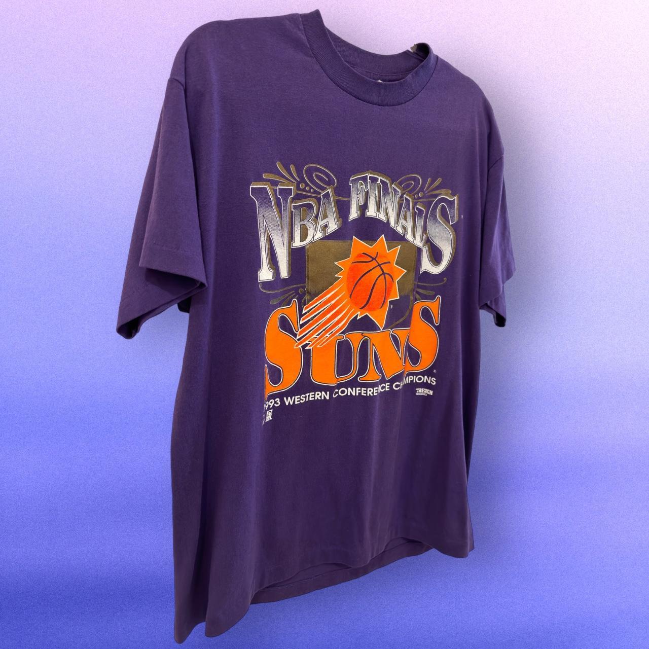 1993 Phoenix Suns Championship Tshirt - M/L Great - Depop